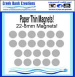 CBC Paper Thin Magnets Small 8mm