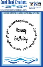 CBC Circle Stamp Happy Birthday