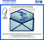 Envelope Box Card Base Die