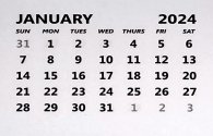 Creek Bank Creations Calendar Tabs 2024