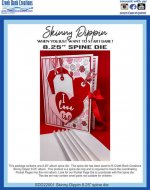 Skinny Dippin 8.25" Spine Die