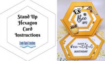 Stand Up Hexagon Card Download Sheet