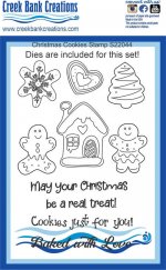 CBC Christmas Cookie Stamp and die Set