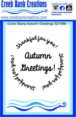 CBC Circle Stamp Autumn Greetings