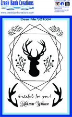 CBC Deer Me 4"x6" stamp